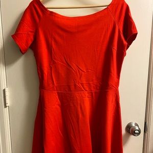 Sarin Matthews Red Skater Dress